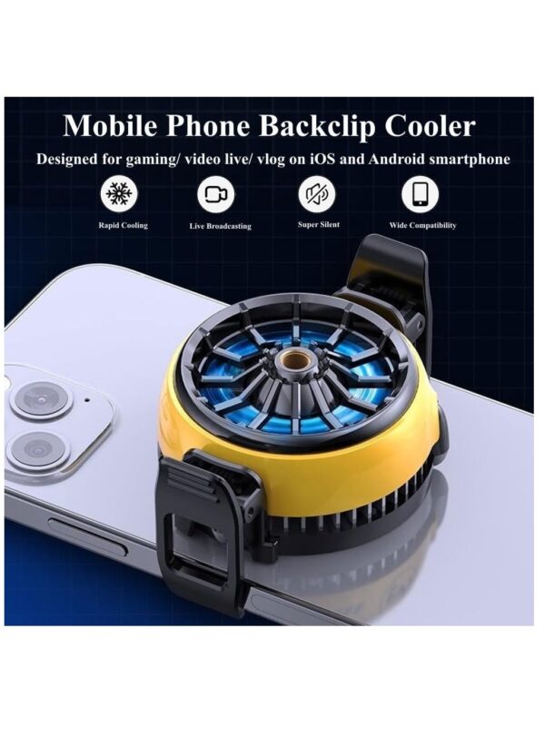 Memo DLA6 Mobile Phone Cooler | Mobile Phone Radiator & Cooling Fan - Image 3