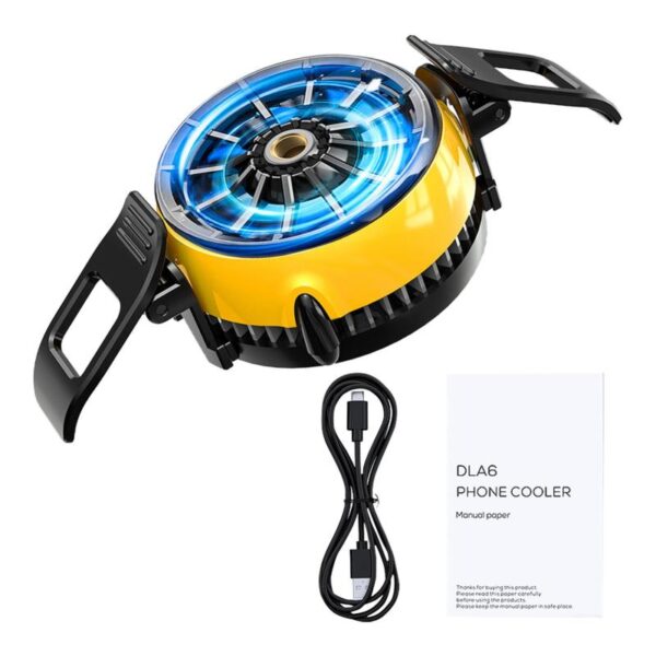 Memo DLA6 Mobile Phone Cooler | Mobile Phone Radiator & Cooling Fan - Image 4
